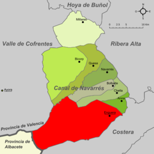 Archivo:Enguera-Mapa del Canal de Navarrés
