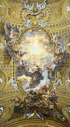 Archivo:G.B.Gaulli-Triumph of the Name of Jesus