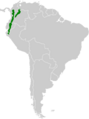 Gallinago nobilis map