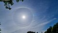Halo solar en Buenos Aires, Argentina (10 de diciembre de 2022)