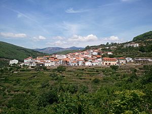 Vista de Barrado desde el paraje de los Chaparejos