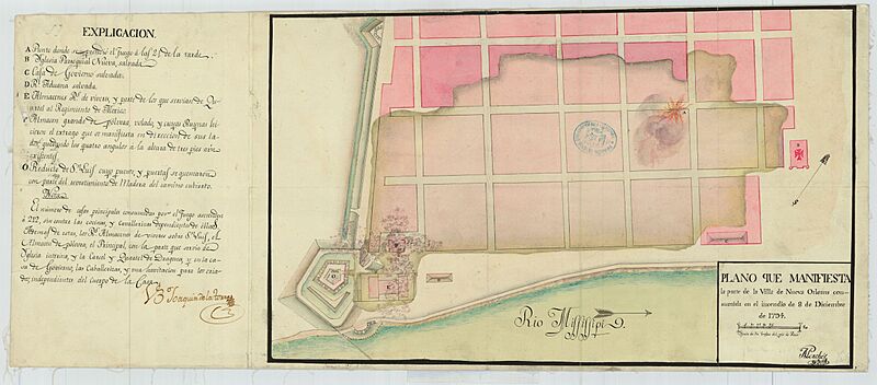 Incendio Nueva Orleans 1794
