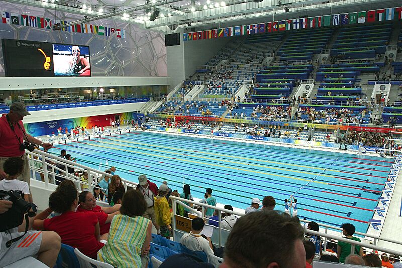 Inside the Water Cube