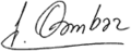 Isa Gambar - signature