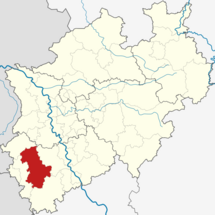Locator map DN in North Rhine-Westphalia.svg