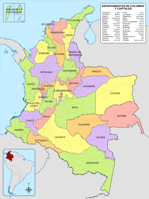 Mapa de Colombia (departamentos).svg