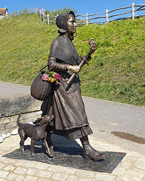 Archivo:Mary Anning statue (cropped)