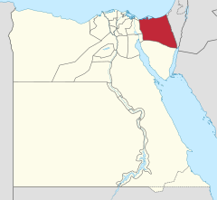 North Sinai in Egypt.svg