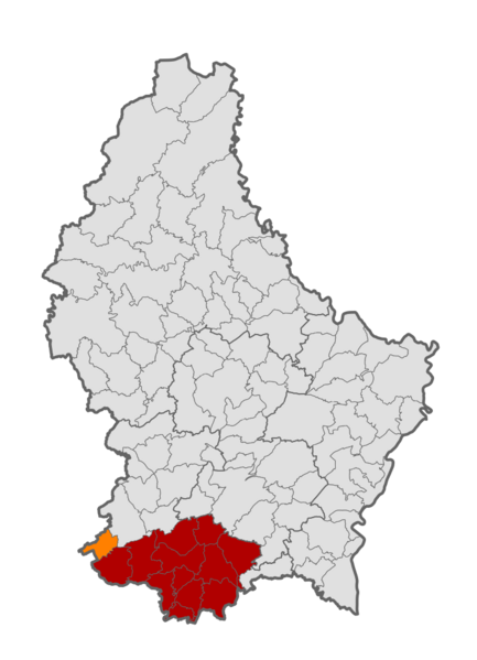Pétange map