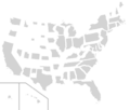 Population Scaled US Map