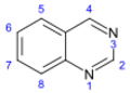 Quinazoline numbered