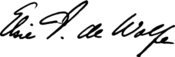 Signature of Elsie de Wolfe (c. 1859 – 1950).png