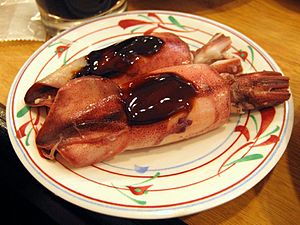 Archivo:Stuffed squid with tare sauce