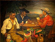 The Card Players (Les Joueurs) by Mary Cameron, c. 1907.jpg
