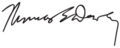 Thomas Dewey Signature