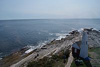 Archivo:View of Muscongus Bay from Pemaquid Point Lighthouse, Bristol, Maine - 20130917-02
