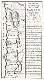 1729 Schryver Map of Israel showing 12 Tribes - Geographicus - Israel-schryver-1729