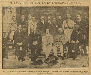 Archivo:1926-02-04, La Nación, El banquete de hoy en la embajada francesa, Pío