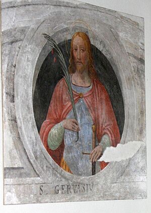 Archivo:9915 - Milano - S. Ambrogio - Scuola luinesca - S. Gervasio - Foto Giovanni Dall'Orto 25-Apr-2007