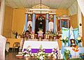 Altar Mayor, San Caralampio al centro del altar