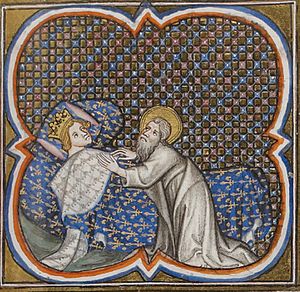 Archivo:Apparition of Saint Valery to Hugh Capet 2