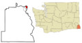 Asotin County Washington Incorporated and Unincorporated areas Clarkston Highlighted