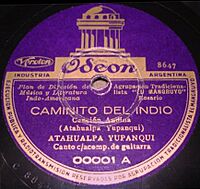 Archivo:Atahualpà Yupanqui - 1er disco -1936
