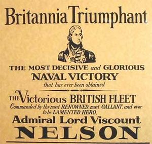 Archivo:Battle of Trafalgar Poster 1805