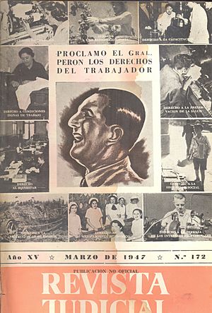 Archivo:Biblioteca del Senado de la Provincia - 40 - Proclamó el Gral. Perón los derechos de los trabajadores