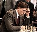 Bobby Fischer 1960 in Leipzig in color