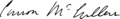 Carson McCullers signature