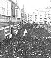 El Arsenal de Cartagena. Imponente manifestación obrera