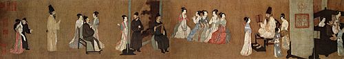 Archivo:Gu Hongzhong's Night Revels 2