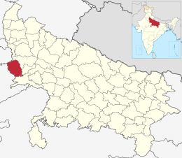India Uttar Pradesh districts 2012 Mathura.svg