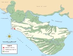 Archivo:Jamestown Island (1958 base map)