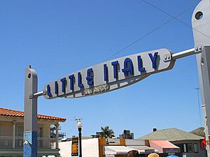 Archivo:Little Italy Sign in San Diego