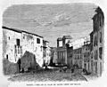 Madrid, vista de la calle de Toledo desde San Millán