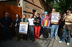 Archivo:Manifestantes protestam contra e a favor de filósofa Judith Butler em São Paulo (38245844381) (2)