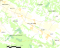 Map commune FR insee code 64421