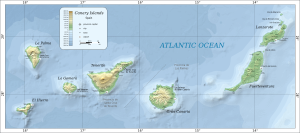 Archivo:Map of the Canary Islands