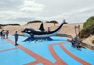 Archivo:Mar de Ajó escultura ballena Orky