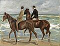 Max Liebermann - Zwei Reiter am Strand