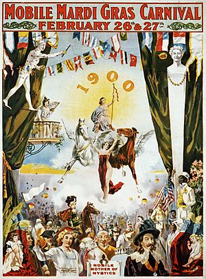 Archivo:Mobile Mardi Gras Carnival, 1900