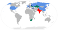 Nuclear weapons states 2023