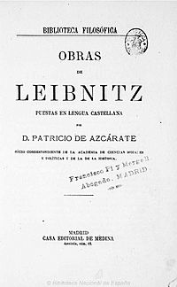 Archivo:Obras de Leibnitz 1877