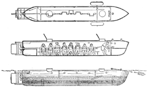 Archivo:PSM V58 D167 Confederate submarine which sank the housatonic