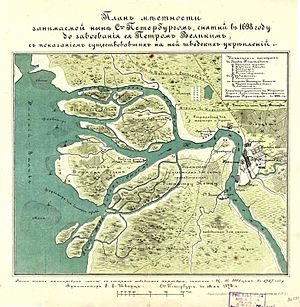 Archivo:Plan Nienshanz i Neva 1698