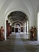 Plasy, Czech town - monastery, large hall