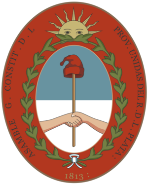 Archivo:Seal of the United Provinces of the Rio de la Plata (Assembly)