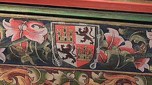 Archivo:Segovia - Monasterio de San Antonio el Real (Escudo de Enrique IV) 3